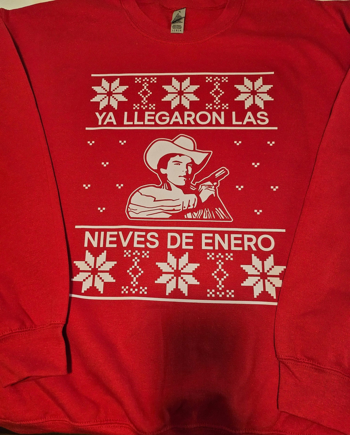 Nieves de Enero Corrido Adult Ugly Christmas Sweater