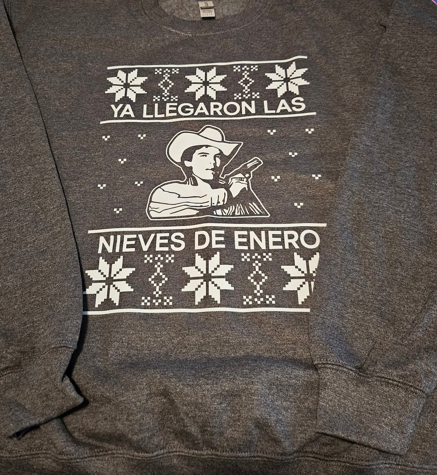 Nieves de Enero Corrido Adult Ugly Christmas Sweater